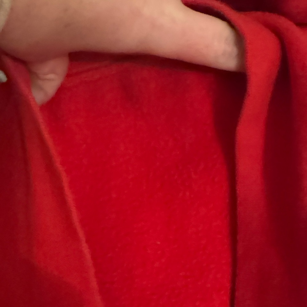 Oakley Red Crewneck Hoodie with Black Logo - Picture 5 of 5